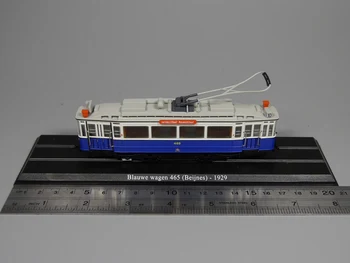 

Ho scale model 1:87 scale tram Blauwe wagen 465 (Beijnes) 1929 Diecast model car