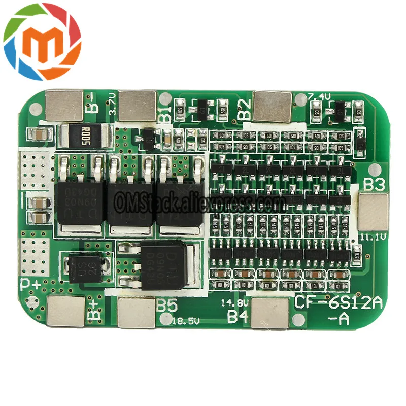1PC-New-Arrival-6S-15A-24V-PCB-BMS-Protection-Board-For-6-Pack-18650-Li-ion (1)