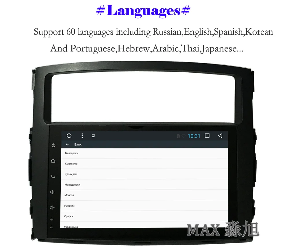 Sale MAX Android 8.1.0 Car DVD For Mitsubishi PAJERO V97 2006 2007 2008 2009 2010 2011 2012 2013 2014 2015 Radio RDS GPS Free Map SWC 3