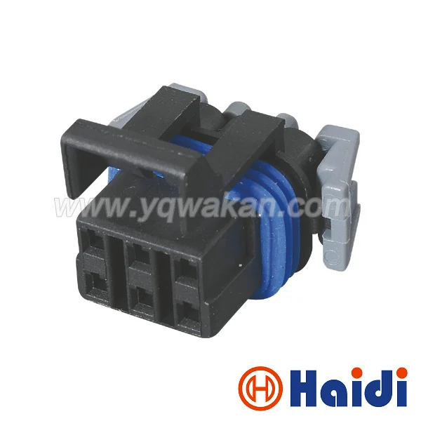 

Free shipping 5sets GT Delphi 6pin waterproof auto connector and auto female plug connector 12052848