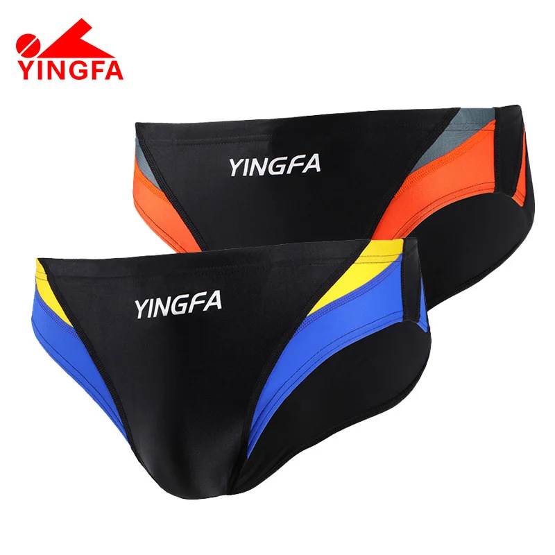 Buy Yingfa mens swimwear briefs male swimming trunks