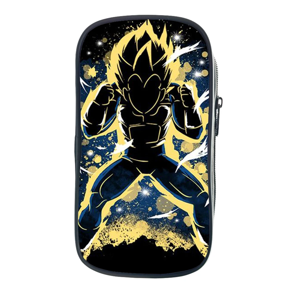 21 Двухслойный чехол-карандаш Dragon Ball Z Goku для мальчиков и девочек, школьный чехол, сумка для канцелярских принадлежностей, Детская милая сумочка для ручек, подарок для детей - Color: 21