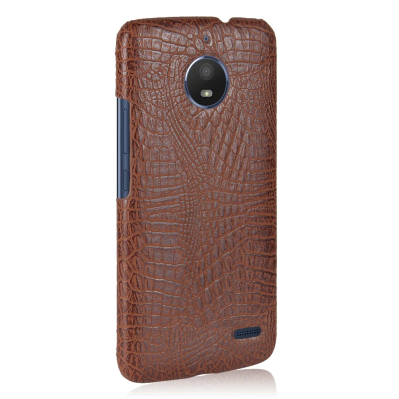 MOTO E4 (E4 Plus) Crocodile PU leather +PC case_8