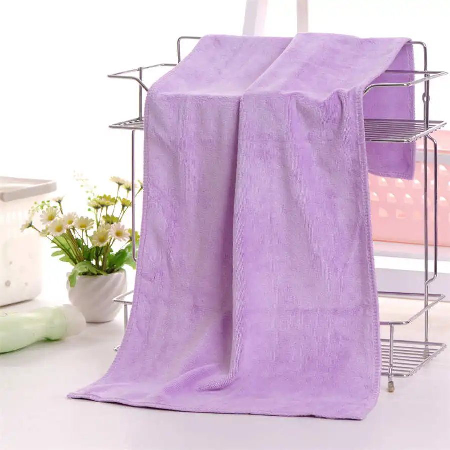 Light purple 1 шт. мультифуция полиэстер для автомойки, очистки авто мягкое автомобильное полотенце из микроволокна полотенце Duster конопляющее супер впитывающее 30x70 см - Цвет: Light purple