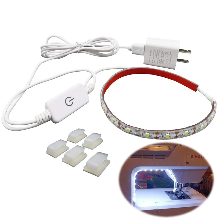 Sewing Machine LED Light Strip Light Kit DC 5V Flexible USB Sewing Light  Industrial Machine Working LED Lights