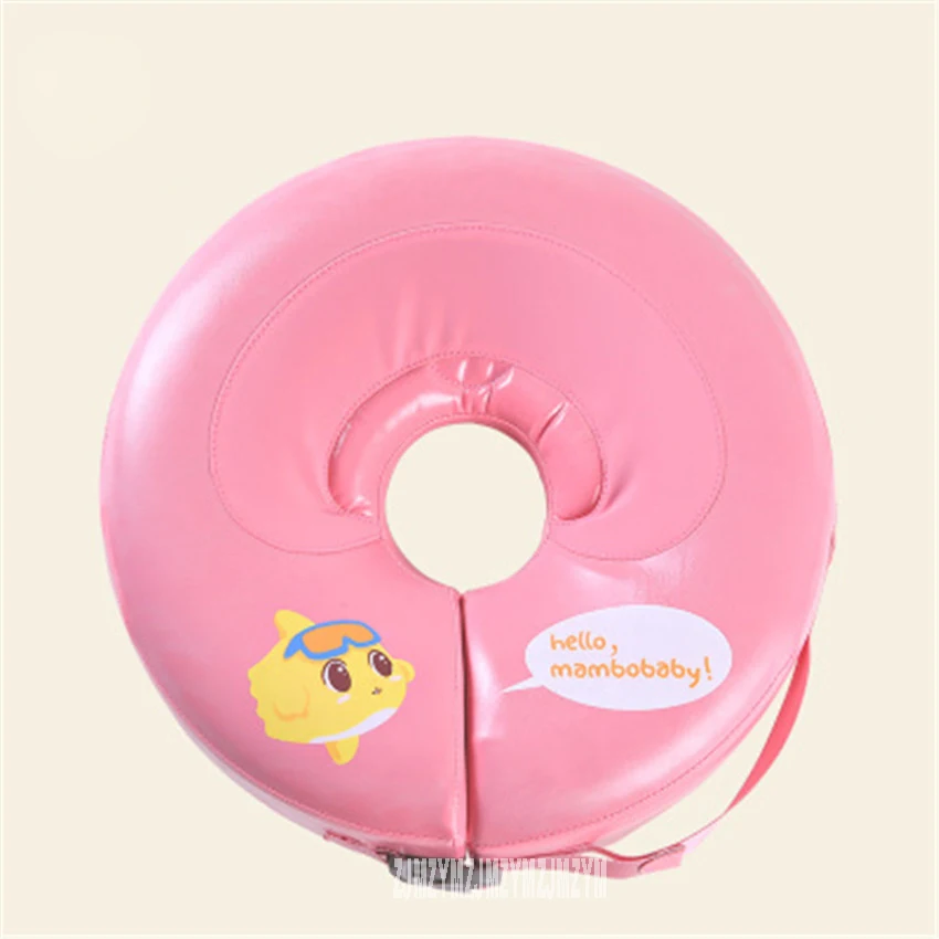 10cm pink Однотонный детский нашейный плавательный круг детский плавательный круг для шеи Flot Adores Para Piscina плавательный тренажер для младенцев плавательный круг для шеи детские аксессуары для плавания - Цвет: 10cm pink