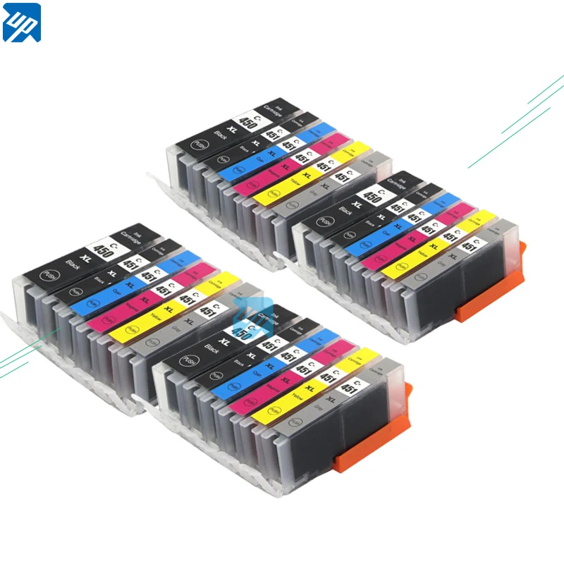 Compatible ink Cartridge PGI-450 CLI-451 BK C M Y GY for Canon PIXMA MG6340 MG7140 iP8740 MG7540 MG5540 IP7240 printer Ink toner cartridge Ink Cartridges