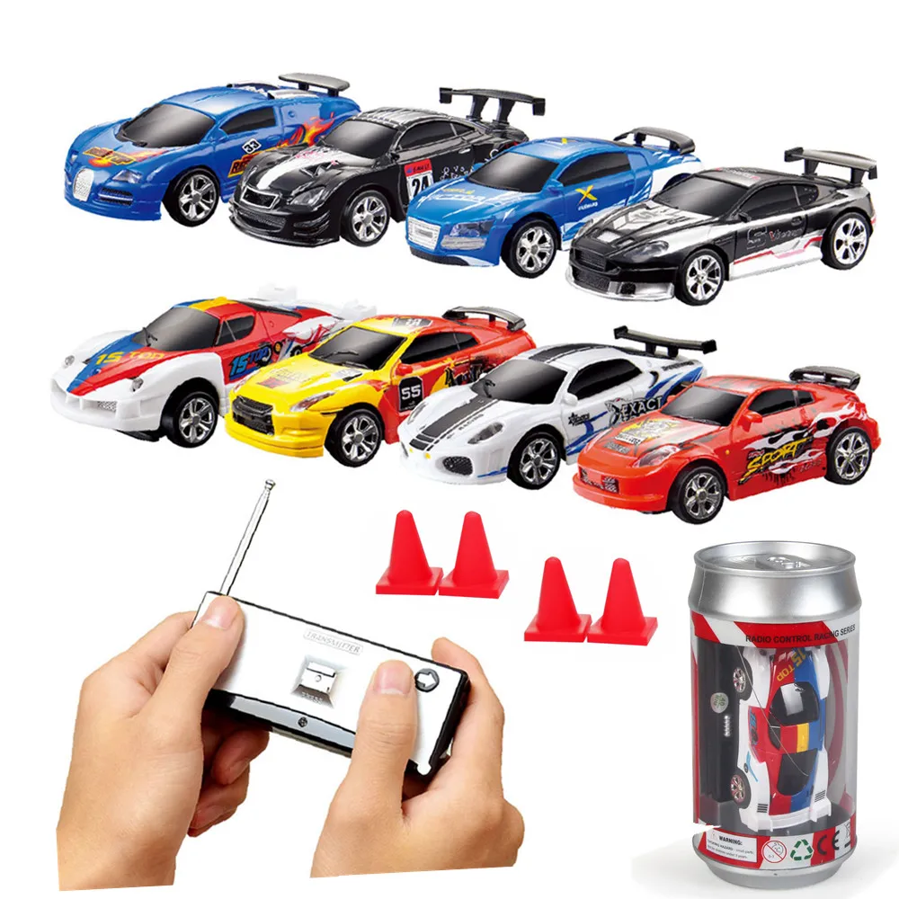 Hot Sales 1:58 Radio Remote Control Coke Can Car Electric Toys Vehicle