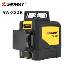 Лазерный уровень самонивелирующийся 8 линий зеленый красный луч вращающийся 360 крест Вертикальные Горизонтальные строительные инструменты измерительные инструменты