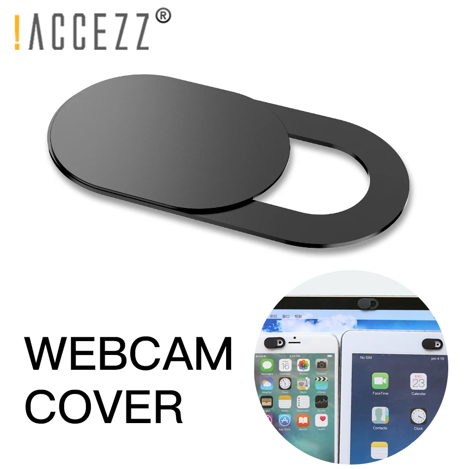 !ACCEZZ Webcam Cover Laptop Camera Cover Shutter Magnet Plastic Slider Micro Lens For Phone iPad Macbook Tablet Privacy Sticker