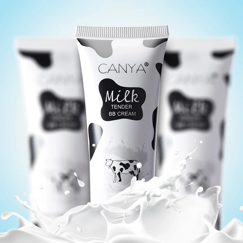 

New Whitening Milk BB Cream Foundation Makeup Korean Style Easy To Absorb Moisture Conealer Face Base Beauty Cosmetics