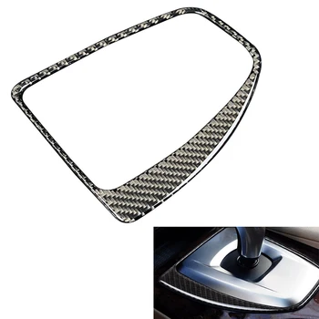 

Carbon Fiber Car Console Gear Shift Panel Decorative Trim Panel Sticker For BMW 5 series E60 06-09 525i 528i 530i 535i 550i