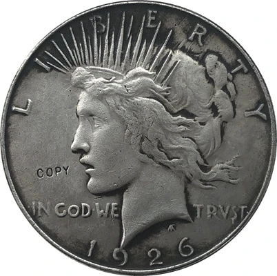 

Копия монеты за доллар 1926-S Peace