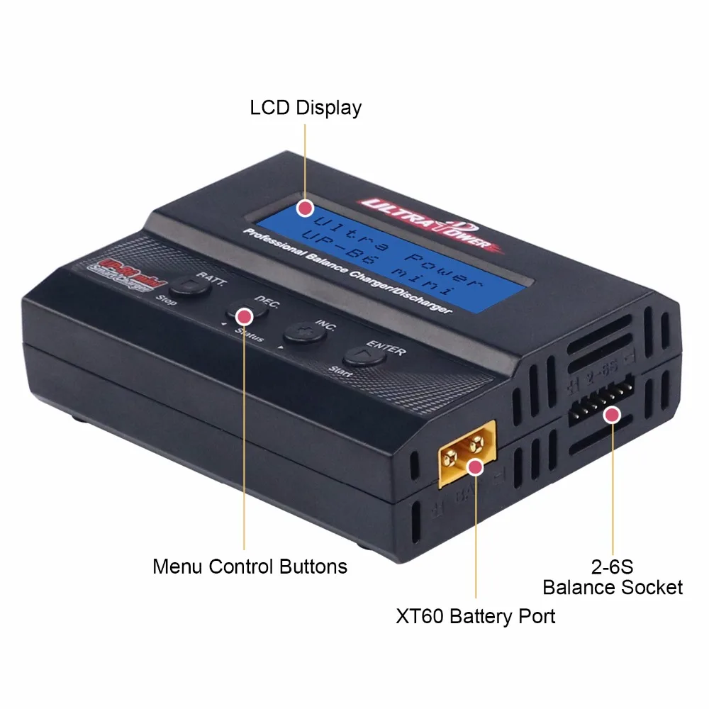 NASTIMA DC11-18V 60 Вт Профессиональный Баланс Зарядное устройство/Dis зарядное устройство UP-B6 мини умное зарядное устройство FPV Квадрокоптер Аксессуары RC варочная панель