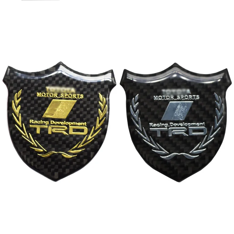 

1PCS Auto Car Styling 3D Racing Development TRD Sticker Emblem Decal for Toyota Car Badge Car Styling Creative Stickers