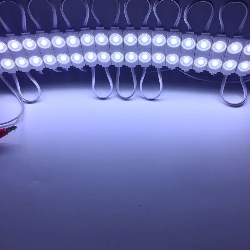 20 шт. DC 12 В 1 2 Вт 2835 SMD впрыскиваемый светодиодный модуль холодный белый