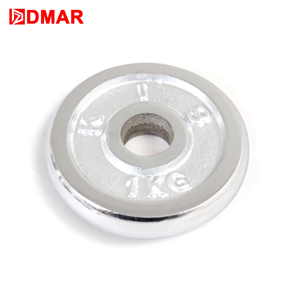 

DMAR1pc 1kg Dumbbells Disk Weights for Fitness Weightlifting Crossfit Equipment Barbell Gym Muscle Strength ExerciseBarbell