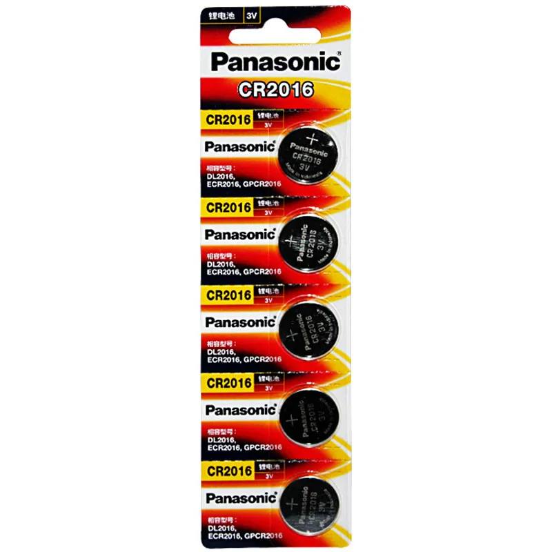 100 шт. бренд Новая батарея для цифрового фотоаппарата PANASONIC cr2016 3 v кнопочный элемент Миниатюрный элемент питания для мобильного часо-компьютер cr