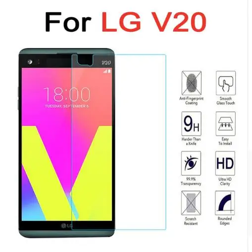 

2Pack 2.5D For Glass LG V20 Tempered Glass For Screen Protector LG V20 Glass For LG V 20 Protective Film F800 F800L H990DS