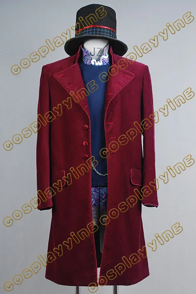 Willy Wonka Charlie and the Chocolate Factory Johnny Depp Costume Coat Jacket (2)