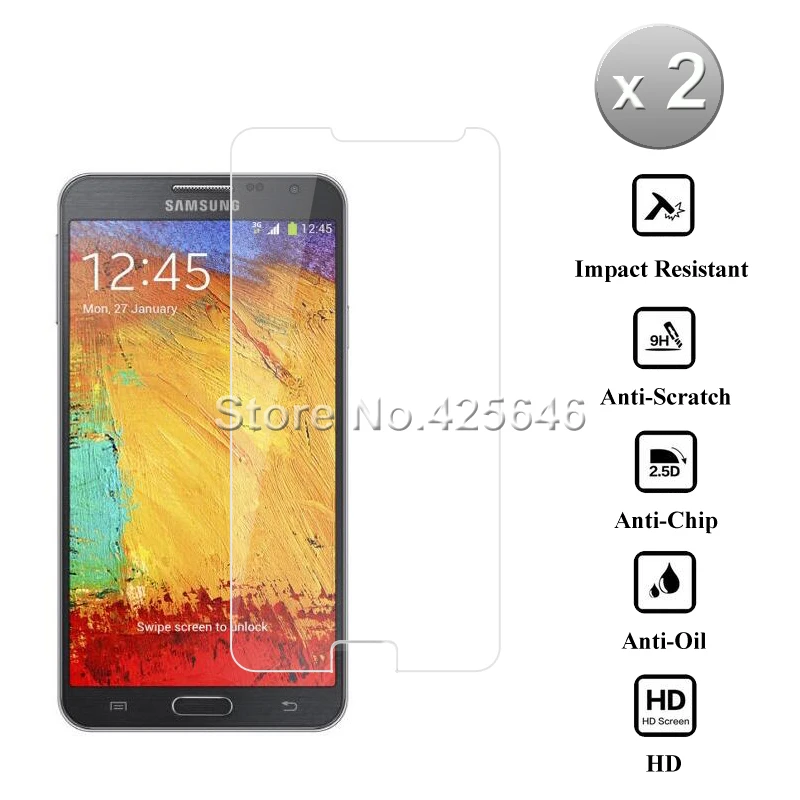 2 шт для samsung Note 3 Neo glass 2.5D Закаленное стекло для samsung Galaxy Note 3 Neo N7505 N750 7502 Защитная пленка для экрана