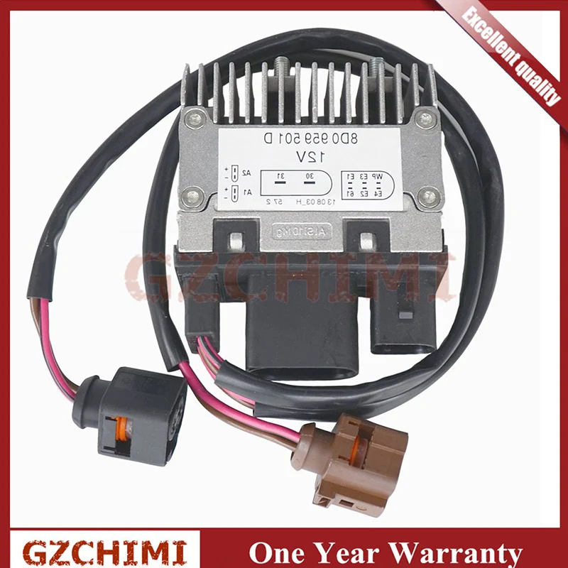 

8D0959501B 8D0959501D New Glossy Fan Control Module Unit Relay Module for AUDI A4 A6 S4 for Allroad VW