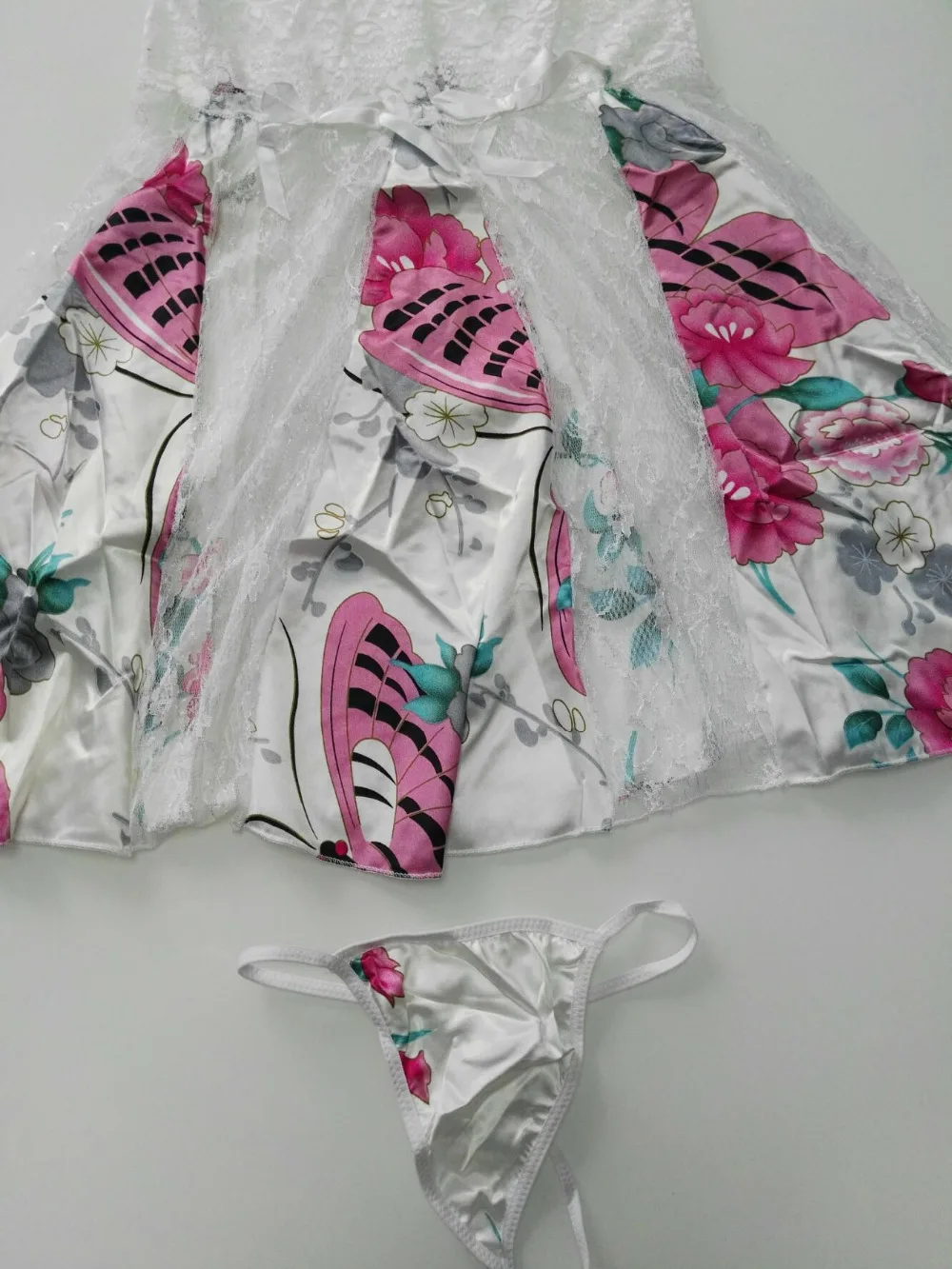 Сексуальное нижнее белье с принтом Babydoll платье Ночная одежда для сна, один размер KD209