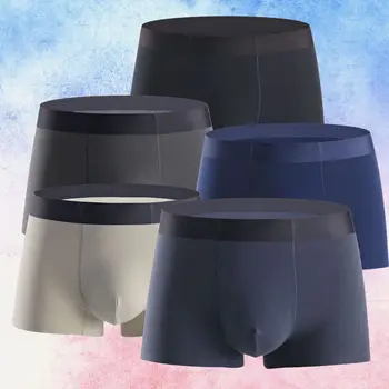 

Men's cotton underwear cotton men's boxers solid color comfortable men's underwear