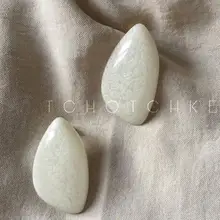 Вечный чудо-глэм серьги-гвоздики из каучука geo bijoux вечерние noval Топ аккуратный простой свежий Выпускной редкий уникальный Овальный Поп 2255