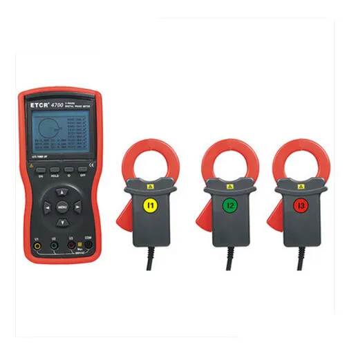 ETCR4700 trifásico fase Digital medidor de Volt-Ampere Clamp Meter actual - 1