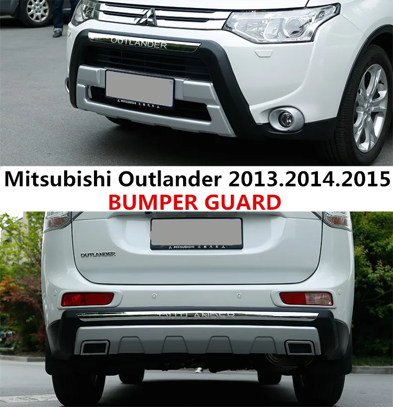 Автомобильный бампер для Mitsubishi Outlander 2013.2014.2015 высокого качества из АБС передние и