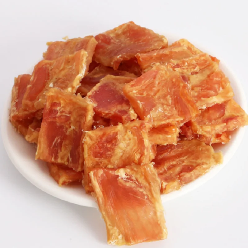 

New Arrival Dog snacks Fresh Chicken Fillet jerky small medium large Dogs Food Training reward snacks clean teeth