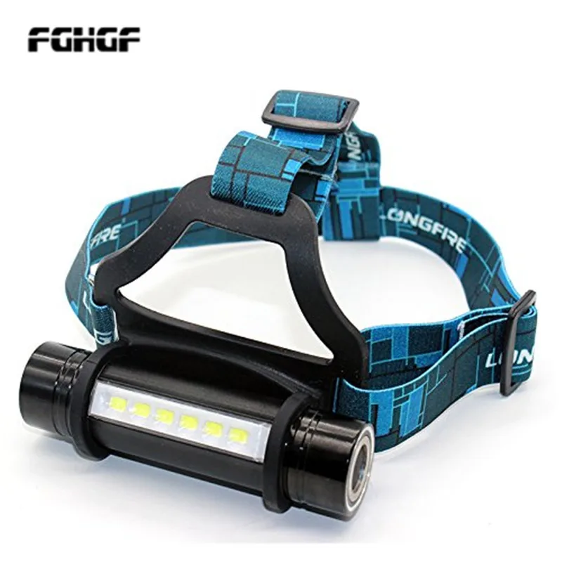 

6 LED CREE Q5 Outdoor Camping Headlamp Waterproof 3 Modes Head Band Lamp Flashlight Cree 18650 Led Head Lamp Light For Camp