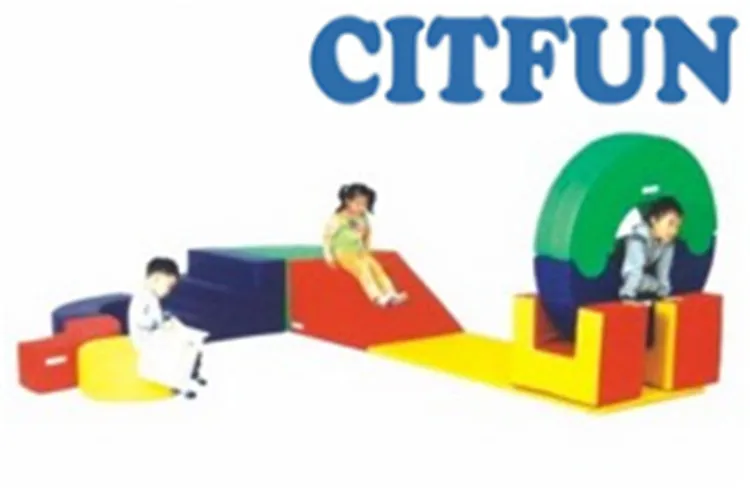 

Kids indoor playground gym soft play, Eco-friendly toddler foam climbing equipment CIT-RT012H
