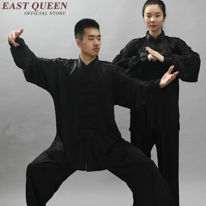 Chinese traditional taichi uniform solid color cotton tai chi suit kung fu clothes martial arts clothing for men woman KK483 Q