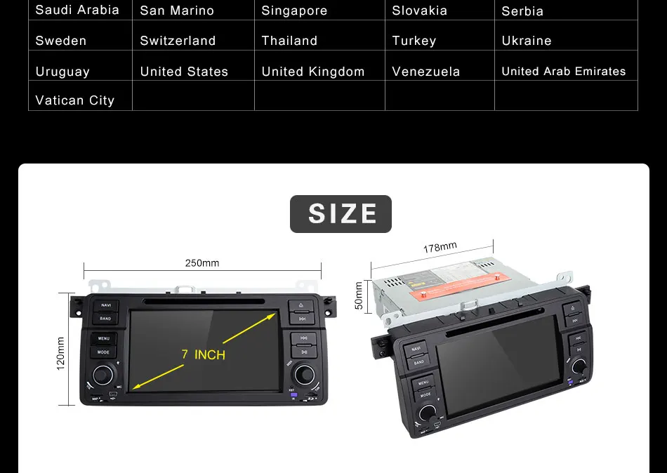 Xonrich1 Din автомобильный радиоприемник gps навигации для BMW E46 M3 Rover 75 Coupe 318/320/325/330 мультимедийный dvd-плеер головное устройство стерео аудио