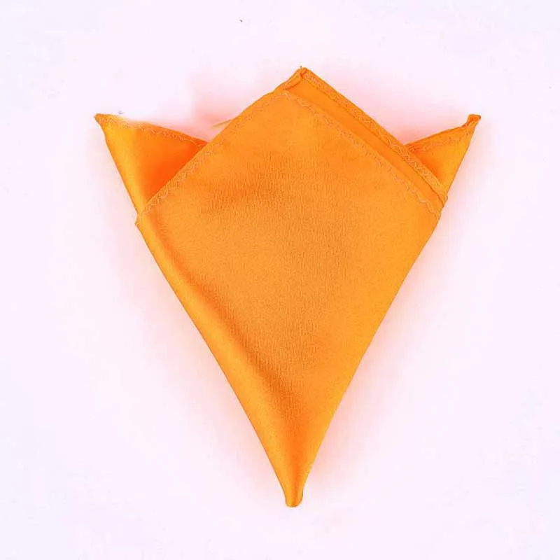 Роскошный мужской платок носовой платок из полиэстера бизнес Карманный квадратный полотенце для сундуков банкет годовщина коммерческий 22*22 см - Цвет: Golden Yellow