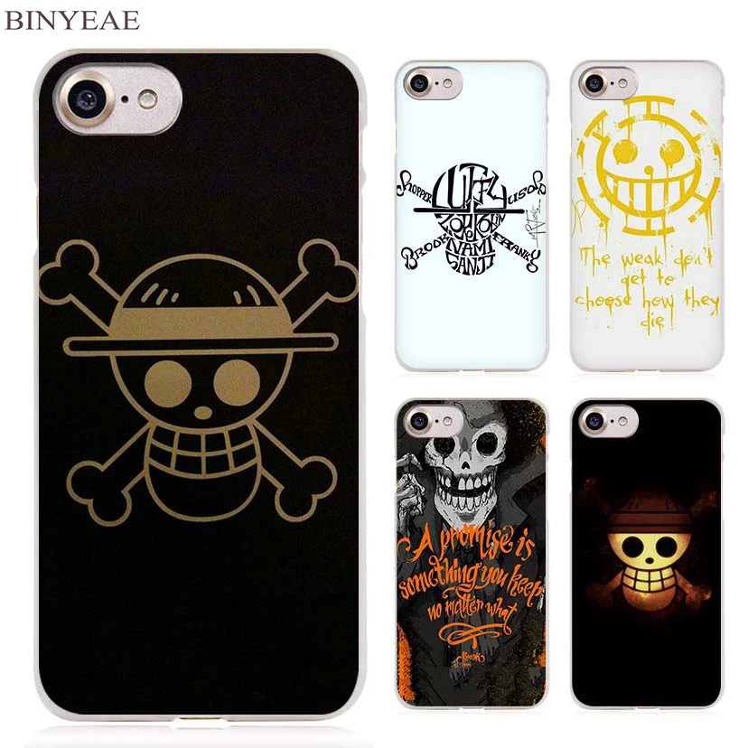 

BINYEAE One Piece Pirates wars Clear Cell Phone Case Cover for Apple iPhone 4 4s 5 5s SE 5c 6 6s 7 7s Plus