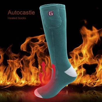 

Electric Heated Socks,Rechargeable Battery Powered Heating Socks Men Women,Sports Outdoors Winter Warm Socks Kit