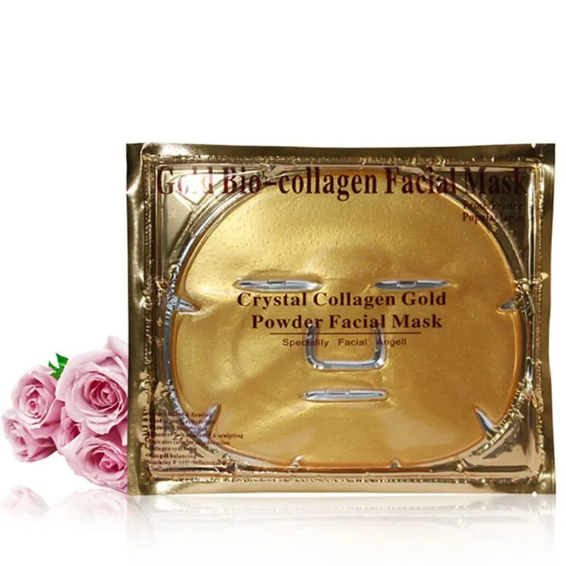 Gold Bio Collagen Facial Mask Face Mask Crystal Gold Powder Collagen