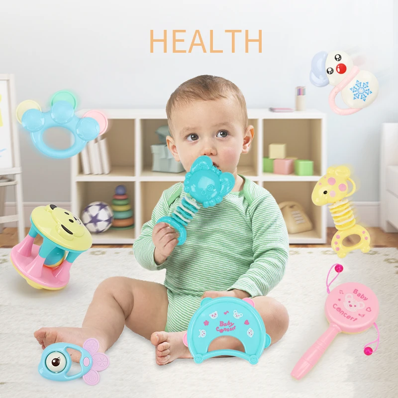 Игрушки для новорожденные погремушку кольцо колокол развивающие игрушки ребенок speelgoed 0-12 месяцев игрушки для детей