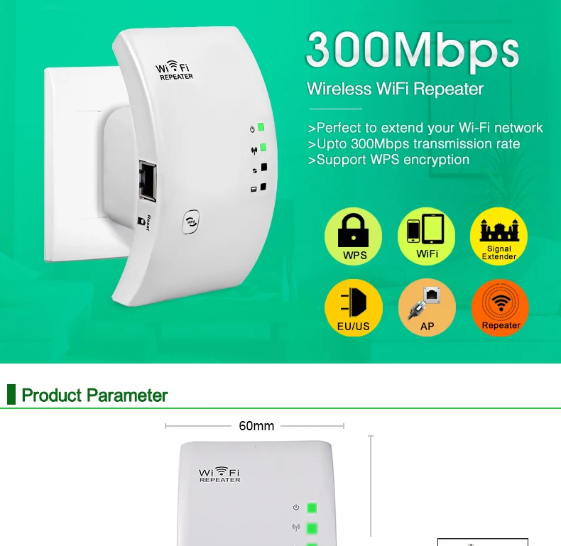 iMice Original Wireless WIFI Repeater 300Mb/s sygnału WiFi wzmacniacz sygnału WiFi Extender Booster WiFi 802.11 N/B/G -
