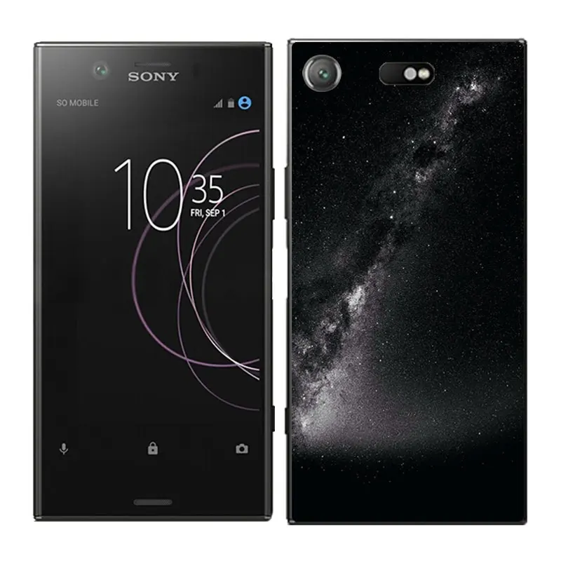 Чехлы для телефонов для Sony Xperia XZ1 компактный чехол для сна чехол с рисунком Fundas Мягкий силиконовый чехол из ТПУ ультра тонкие чехлы