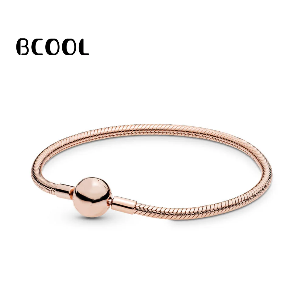 

DIY Jewelry Female Charm Fashion Silver 925 Original Bracelet, Women's New Round Tie Button Series Bracelet Jewelry Gift