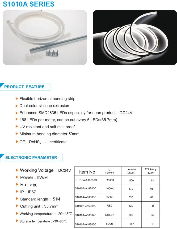 24 V Гибкий неоновый светодиод light120 светодиодов/m 9 Вт/м SMD 2835 неон, светодиодные трубки из бечёвки согнуть к любой форме для внутренних и