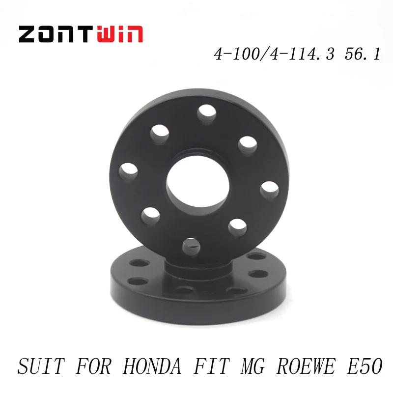 

2PCS 15mm wheel spacer 4x100/4X114.3 56.1 Alloy Aluminuim Spacer with bolts wheel spacer suit for Japanese Car FIT MG ROEWE E50