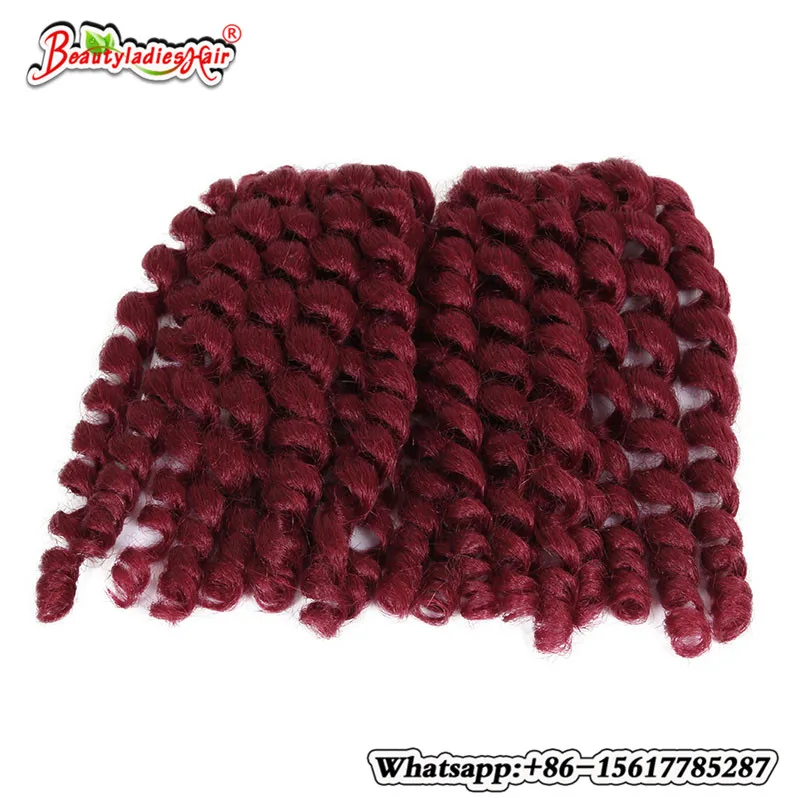 Alizing короткие Ombre палочка кудри твист кос крючком волос 3 пакетов/лот отказов 8