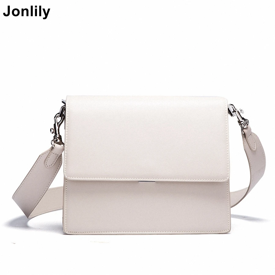 

Jonlily Women's Genuine Leather Fashion Handbags Shoulder Bag Casual Totes Briefcase female messenger bags for Ladies -KG026