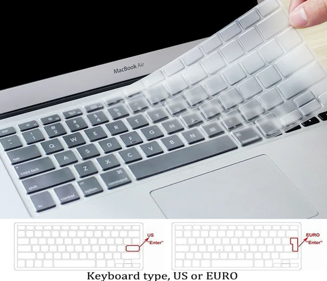 JUNWER CrystalMatte Transparent Case For Apple Macbook Air Pro Retina 11 12 13 15 For Macbook Air 13 Laptop Case Cover