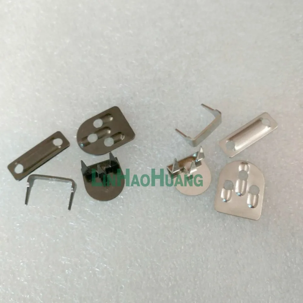 4 части крючки для брюк металлические латунные пуговицы никель/черный никель цвет 2015062302
